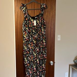 Loft NWT floral jumpsuit